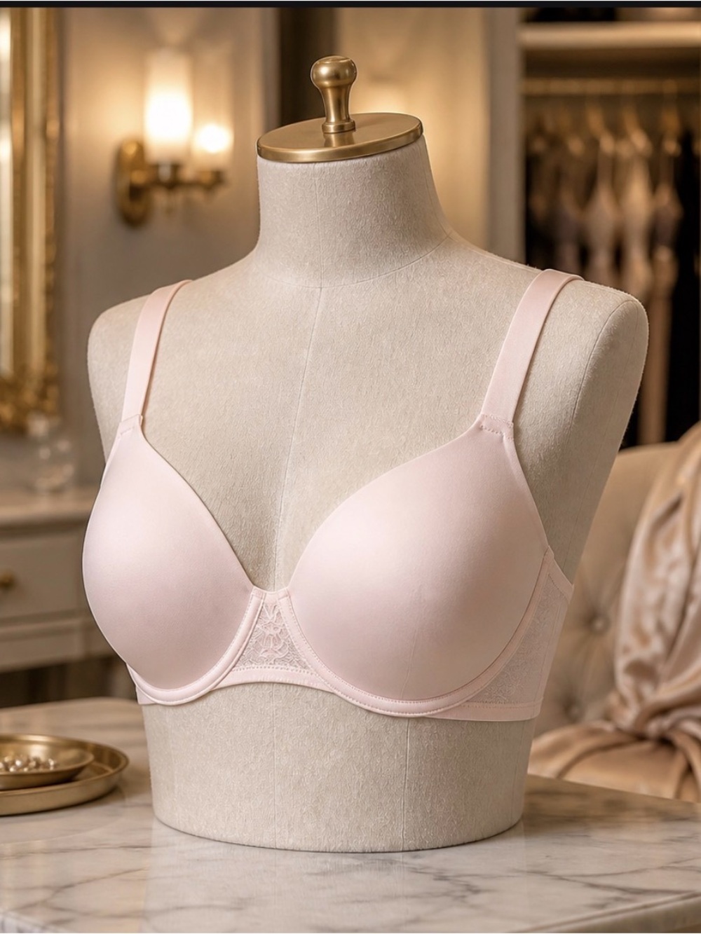 NWT Vanity Fair 42c Pink Full Coverage Bra with Underwire